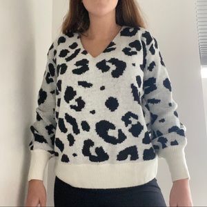 Cheetah Print Sweater